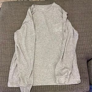 Vineyard Vines Long Sleeve Shirt Grey